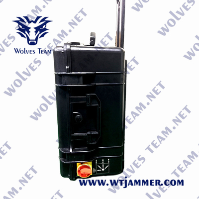 500W Manpack Mobile Phone Jammer 520MHz GSM 3G 4G 5G For IED Attack