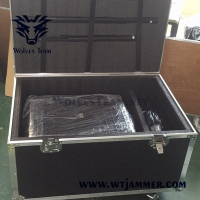 Portable GSM Mobile Phone Jammer 500W 3G 4G 5G Spare Battery CDMA