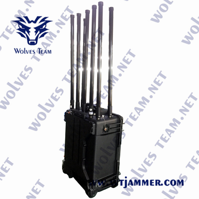 1000W IED Bomb Jammer 20MHz-6000MHz WLAN WiFi 2.4g Wireless Network