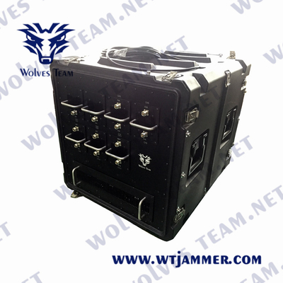 1200W Vehicle Bomb Jammer Military DDS 6000MHz Cell Phone Signal Jammer