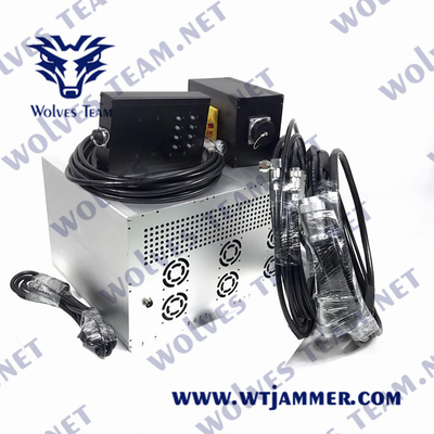 High Power GSM PCS 3G 4G 5G Jammer Military 600 Watt Vehicle Signal Jammer