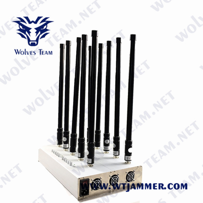 Adjustable Power Multiband Signal Jammer CDMA GSM PCS 3G GPS DC5V