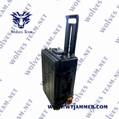 Waterproof Drone Signal Jammer 2000m High Power For GPS WiFi 2.4G 5.8g