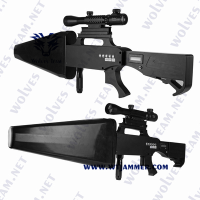 Portable Handheld Anti UAV Drone Jammer WIFI GPS VSWR Over Voltage Over Current Protection