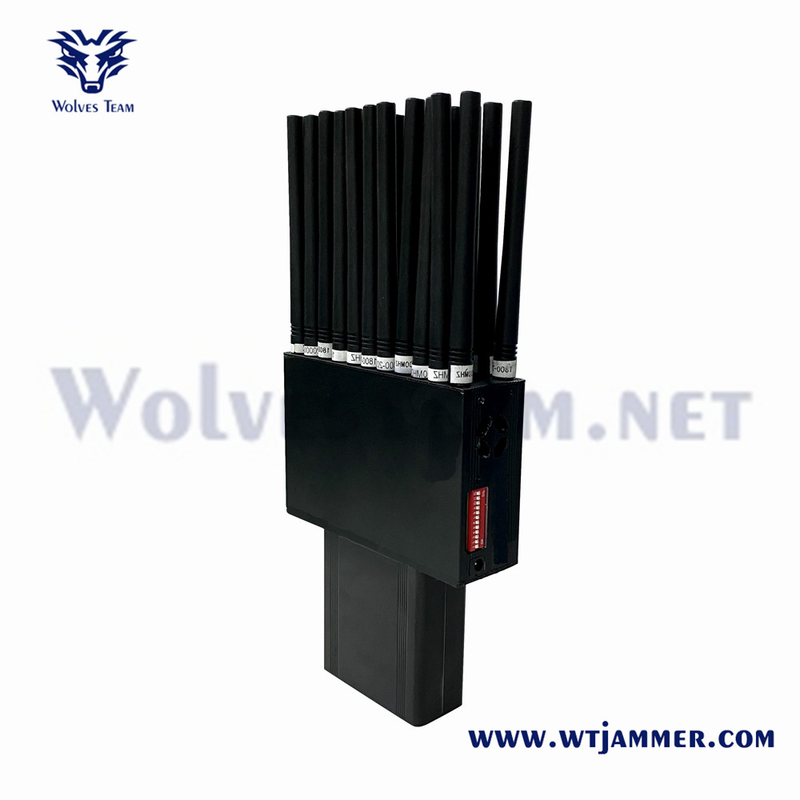 22 Bands 2G 3G 4G 5G  L1 L2 L5 Lojack WiFi GPS Jammer RF 315 / 433 / 868MHz