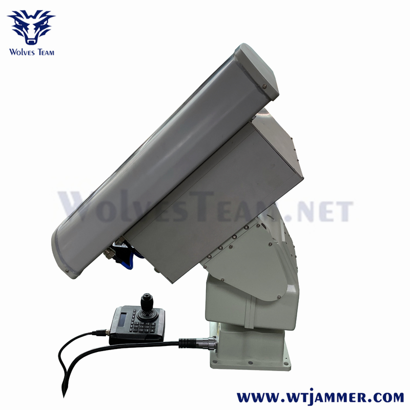 60W UAV Signal Jammer Drone Signal Scrambler For VIP Secure Information Leakage