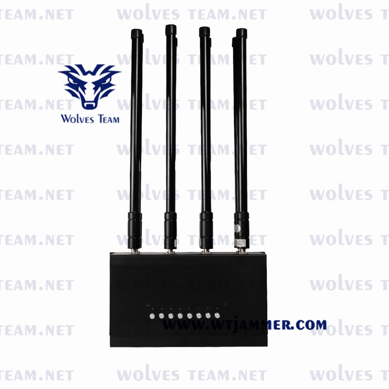 8 Bands Phone Signal Jammer 175w Wireless Rf Wifi2.4g Wifi 5.8g Cdma 3g 4g