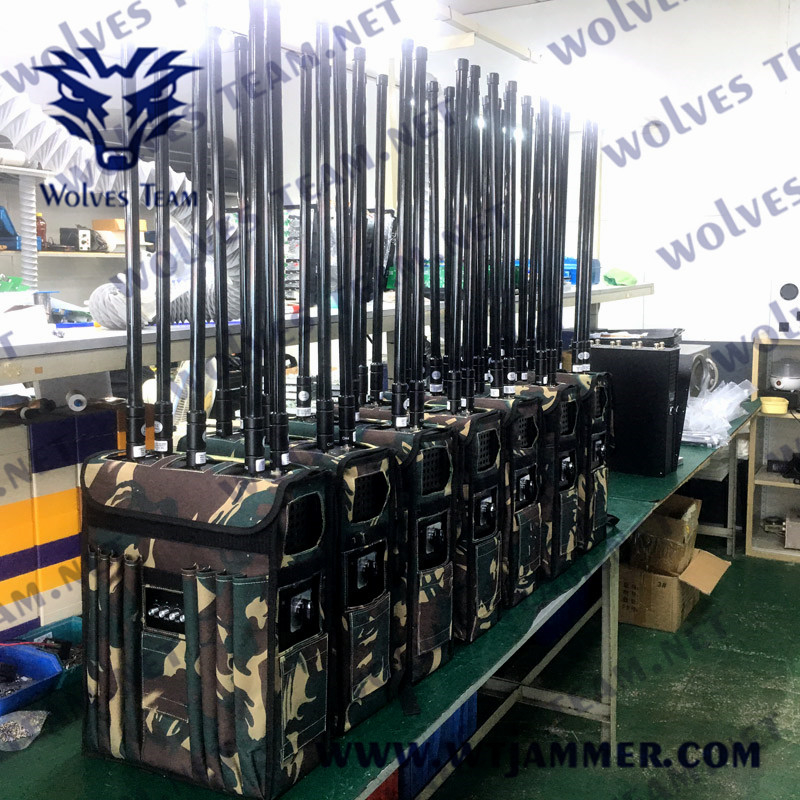 10 Bands Backpack Signal Jammer 25-300mhz Gsm 3g 4g Cell Phone Rf Bomb
