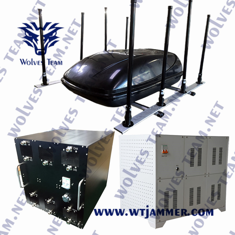6 Bands High Power WiFi1.2g WiFi2.4G WiFi5.8 GSM900 Gvehicle Drone Jammer
