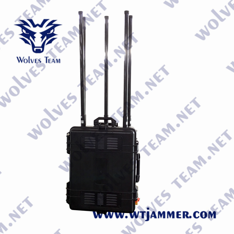Portable Outdoor startlink GPS  Jammer GPSL1-L5 Signal Jammer Glonass L1/L2 GPS Signal Jammer range 5000 meters