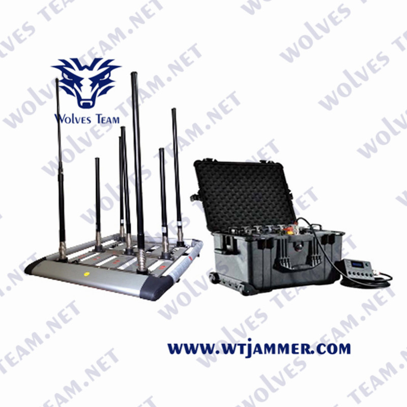 Police For VIP Protection Vehicle Signal Jammer Up To 300 Meters Battery Operate Time 2-3 Hours
