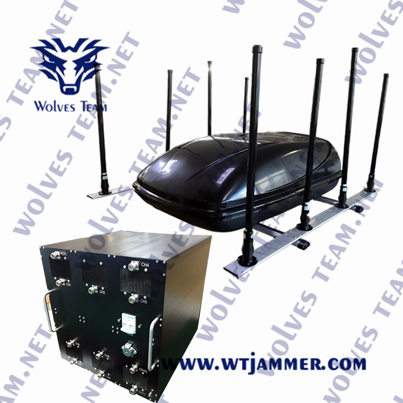 Jamming Range Up To 300 Meters Cell Phone 20-6000Mhz Jamming Device Manufactured with Aluminum Alloy