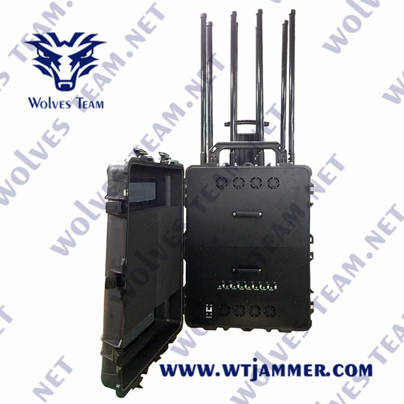 Portable Signal Jammer Jamming Radius 300-1000m According To Signal Density Of Mobile Network With Ac Adapter AC 230V