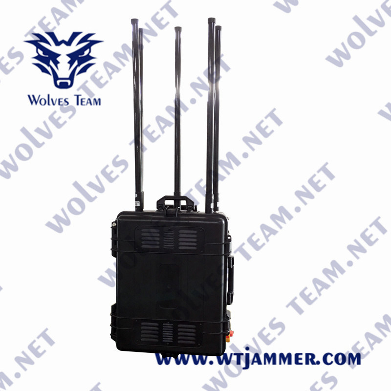 915W High Power Signal Jammer 20-6000Mhz Portable VHF UHF WIFI GPS 5G Jammer