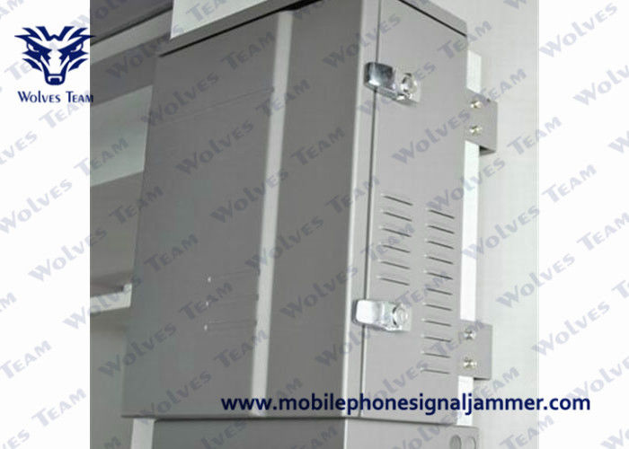 4G 5G Cell phone Blocker GSM CDMA PCS Prison Jammer 300 - 600M Shielding Radius For Large Sensitive Locations