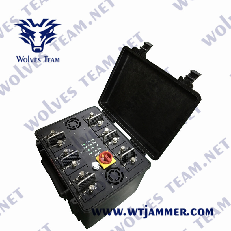 GSM CDMA Vehicle Signal Jammer 1000W Adjustable 3G 4G 5G WIFI 2.4G 5.8G GPS