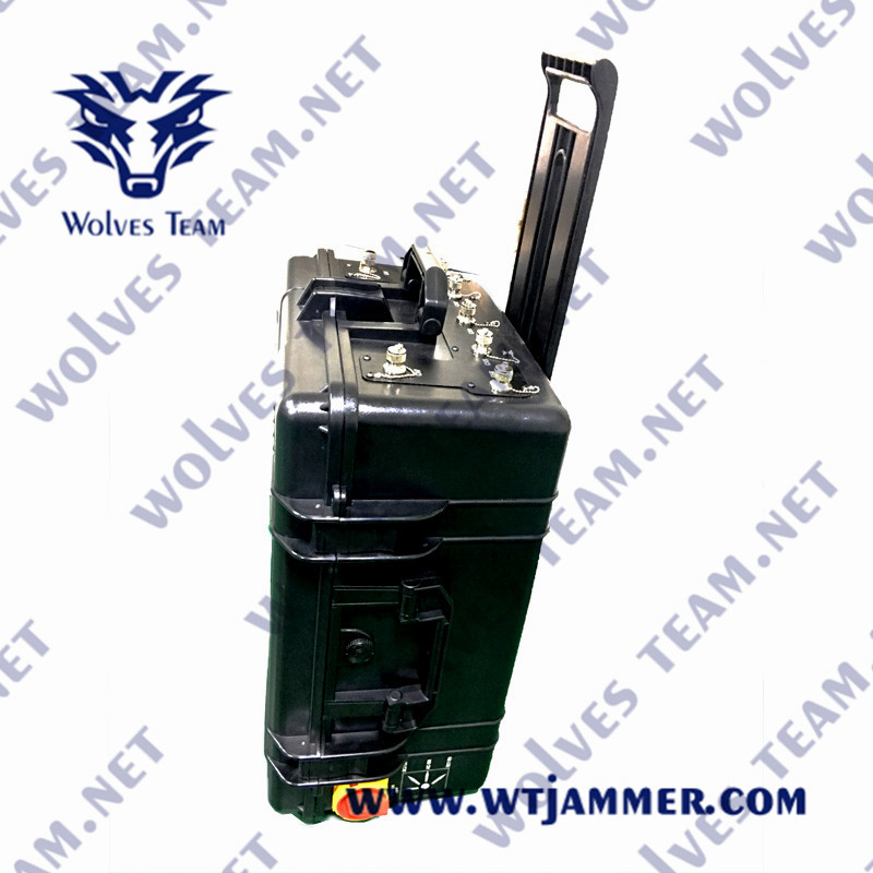 500W Manpack Mobile Phone Jammer 520MHz GSM 3G 4G 5G For IED Attack