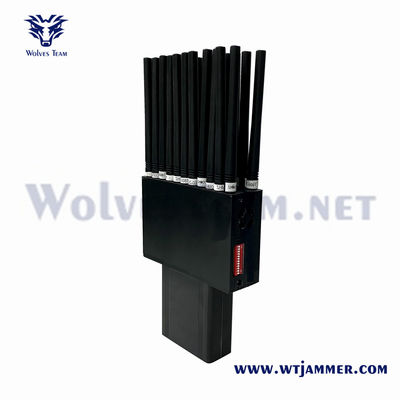 22 Bands 2G 3G 4G 5G  L1 L2 L5 Lojack WiFi GPS Jammer RF 315 / 433 / 868MHz