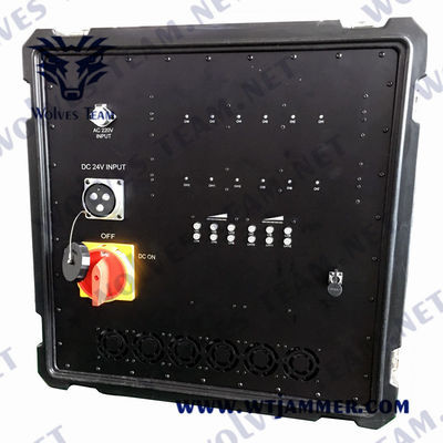 High Power Cell Phone Signals 3G 4G WiFi UHF VHF Blocker Vehicle Bomb Jammer
