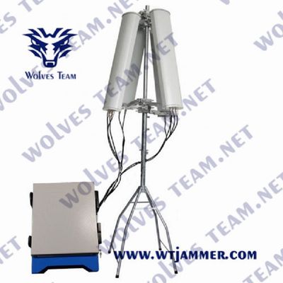 550W 6 Bands Waterproof Anti-Drone Jammer WT902806D for Outdoor Security