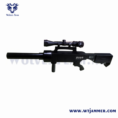 1200 Meters Handheld Type 4 Bands GPS WiFi2.4G WiFi5.8g Drone Signal Jammer