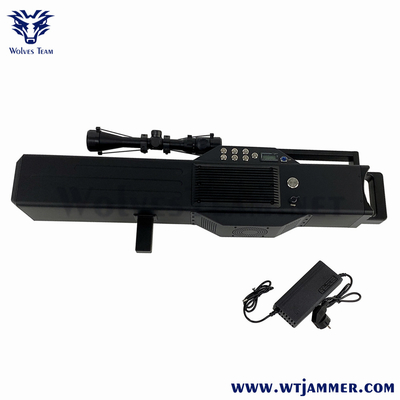 1200 Meters GPS WiFi5.8g Drone Signal Jammer Handheld VIP Protection Security