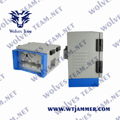 High Power GSM 3G 4G 5G WiFi CDMA Cellular Wirless Signal Jammer  Waterproof Outdoor Metal Housing Border Protection