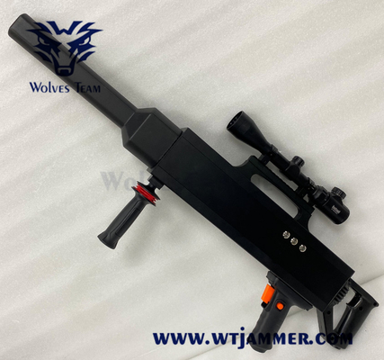 Handheld Portable WiFi 2.4G 5.8g GPS Signal Anti-Drone Jammer up to 1000 Meters