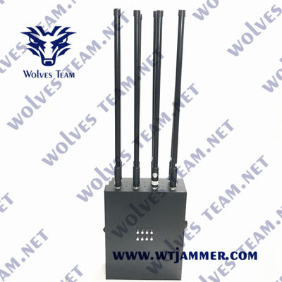 2G 3G 4G 5G Cell Phone Signal Bomb Jammer WT601510 Each Power 20W 10 Bands Backpack VHF