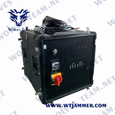 Advanced Technology IED Bomb Jammer 1000Watt Total Output Power And PLL /DDS Signal Source For Safety