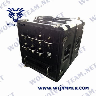 Total Output Power 1000Watt IED Bomb Jammer With PLL/DDS Signal Source Operation Temperatures -10° C- 55° C