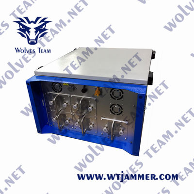 9 Bands GSM PCS 3G 4G 5G WIFI GPS Blocker Built-in Cooling Fan for Waterproof Prison Jammer
