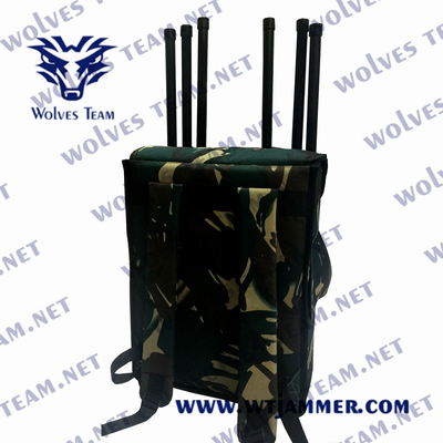 LightWeight Backpack Portable IED Bomb Jammer RF Signal Jammer Remote Control Jammer