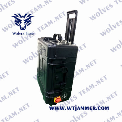 2-3 Hours Battery Operation Time High Power Signal Jammer with PCS DCS 3G 4G 5G Cell Phone Signal Blocker