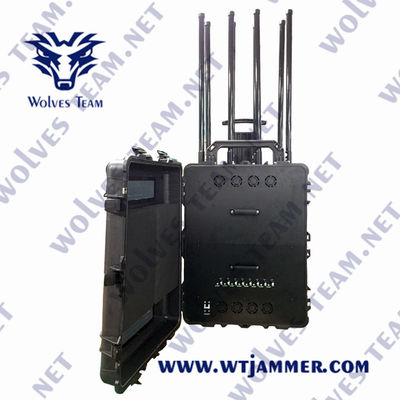 Portable Signal Jammer Jamming Radius 300-1000m According To Signal Density Of Mobile Network With Ac Adapter AC 230V