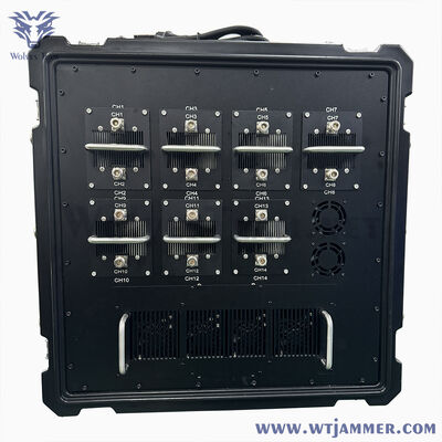 Jamming Radius Up To 500 Meters IED Bomb Jammer Aluminum Alloy Frequency Range 20‐6000MHz Protection Against Explosive Threats On The Field
