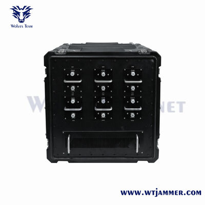 20-6000Mhz With 500 Meters IED Bomb Jammer Aluminum Alloy GPS VHF UHF 2G 3G 4G 5G WIFI5.8G Jammer