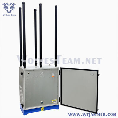 Detection 1.5 GHz 2.4 GHz 5.8 GHz 400MHz 900MHz 1.2GHz  Drone Jammer