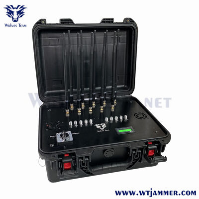 Humidity 30%-95% Portable Signal Jammer 400W Power AC 230V Adapter Portable Device Designed for Wireless Signal Blocking