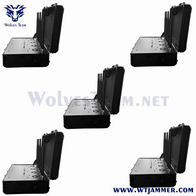 2G 4G 5G Portable Signal Jammer 2 Hours Battery Operation Time Providing Signal Blocking