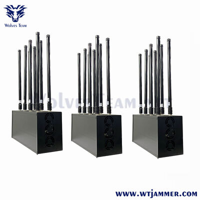 16 Port Desk RF Jammer Destroys 2g 3G 4G 5g CDMA Dcs Phs WiFi