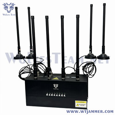 16 Port Desk RF Jammer Destroys 2g 3G 4G 5g CDMA Dcs Phs WiFi