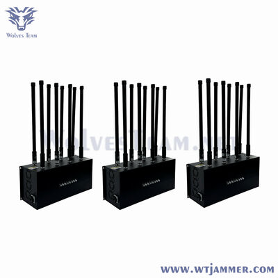 8 Channel Tabletop Full Frequency Jammer 20-6000MHz Coverage