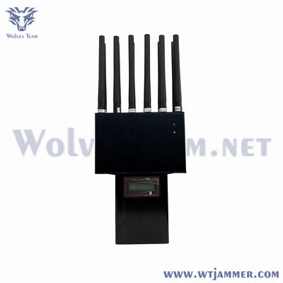 16-Channel 32W Portable High-Gain Antenna 2G/3G/4G/5G Handheld Jammer