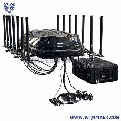 8 Antennas 8-Band 400W Vehicle-Mounted Waterproof Blocker | for Secure Convoy & Field Operations