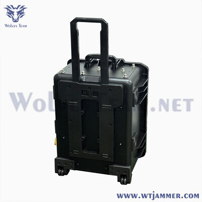 10 Antennas 600W Waterproof Outdoor Signal Jammer for Industrial Use
