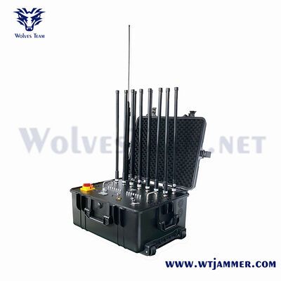 400W 8 Bands Trolley Signal Jammer, Compact Design for Easy Deployment
