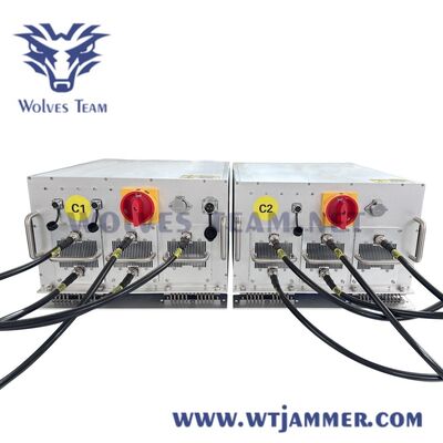 8 Channels 400W Vehicle Mounted Signal Jammer - Compact High Power RF Blocker