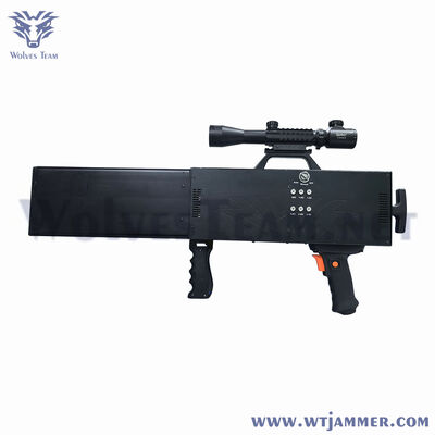 8 Bands 40W Handheld Tactical Drone Signal Jammer for VIP Convoy Security