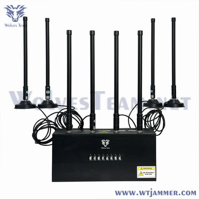 12 Ways Industrial Grade Signal Jammer, Omni-Directional Shielding for Confidential Areas